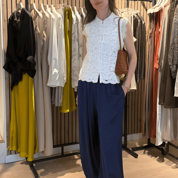 Pantalón Balloon Azul para Mujer img